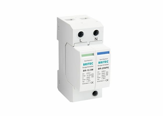 AC T1 T2 1P+NPE 275V Защитник от перенапряжения 12.5KA SPD MOV Защитник от перенапряжения от молний