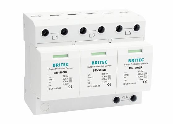 3 прибора защиты от перенапряжения поляка промышленных 3 логотип участка 150 подгонянный напряжением тока