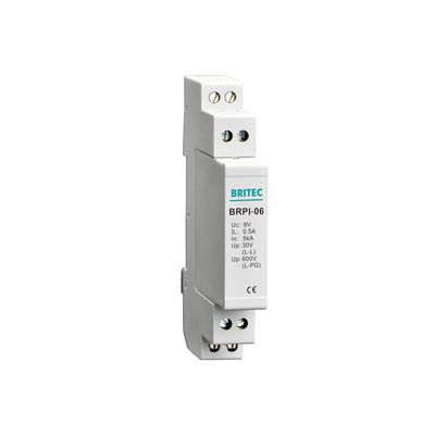 Защитник от перенапряжения данных BRPI-2L с защитой 5kA Plug-in дизайн и 10Mbps пропускной способности сигнальной линии SPD