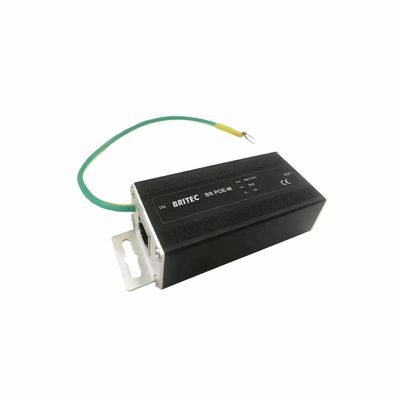 BR-POE-M 48V RJ45 Защита от перенапряжения защитник от перенапряжения Ethernet POE Power Over Ethernet защитник от перенапряжения данных POE Gigabit 1000mbps Rj45 Ethernet защитник от перенапряжения на открытом воздухе Промышленная сеть Вывод металл