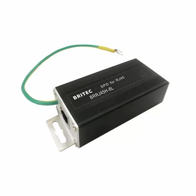 Сетевой грозозащитный разрядник RJ45 Gigabit Ethernet Сигнальный LAN SPD сетевой Cat6 линейный грозозащитный разрядник / LAN / компактный / RJ45