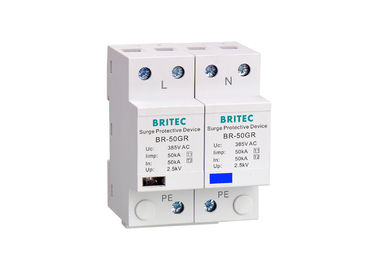 Низкое напряжение переменного тока SPD однофазный защитник от молнии