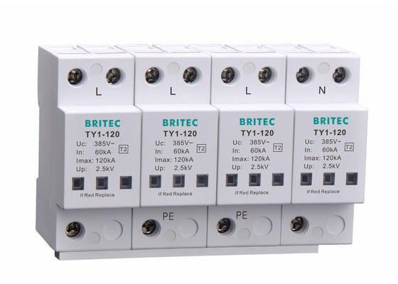 IEC61643-11 120ka прибор SPD предохранения от скачка напряжения 3 ДВИЖЕНИЙ участка