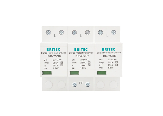 25 кА УЗИП типа 1 3P 10 / 350 Форма волны OEM-сервис