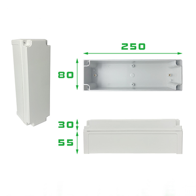 TY-8025085 Наружные электрические коробки подключения ABS Пластмассовый проект IP66 переключатель