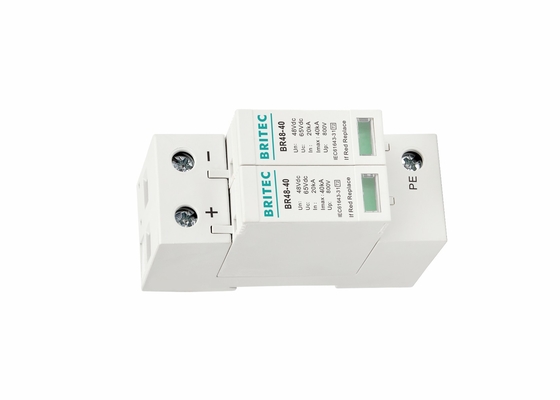 DC 48V 40kA SPD 2P Задержка перенапряжения Защита перенапряжения