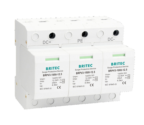 BRPV3-1000 12.5 DC SPD Pv Dc Устройство защиты от перенапряжения