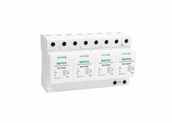 Arrester молнии AC 3 усмиритель пульсации участка IEC61643 BR-50GR промышленный