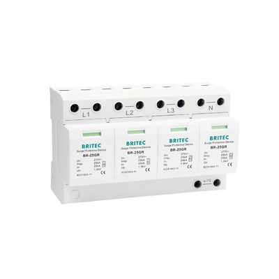 BR-25GR 3P+1 Тип 1 Устройство защиты от перенапряжения SPD Thunder Arrester искра gap spd класс 1 защитник от молнии