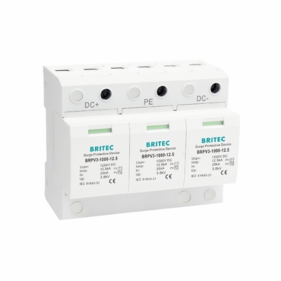 BRPV3-1000-12.5 PV Surge Arrester PV System Protection 3p Устройство защиты от солнечного перенапряжения
