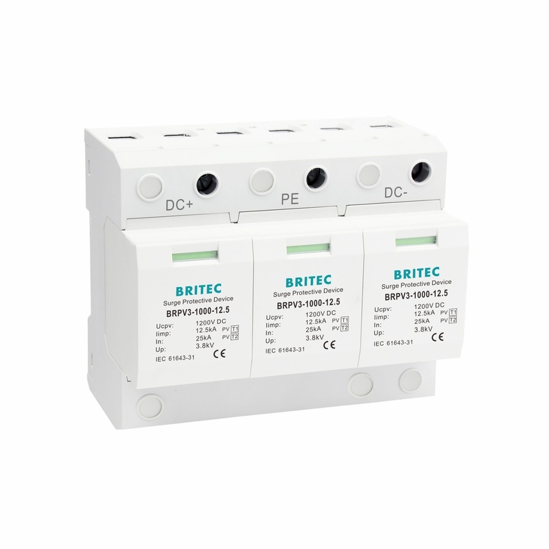 BRPV3-1000-12.5 PV Surge Arrester PV System Protection 3p Устройство защиты от солнечного перенапряжения