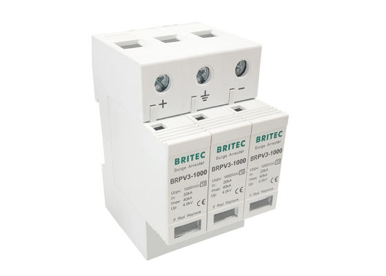 Фотовольтайческие Arrestors молнии силы SPD Arrester PV защитного приспособления пульсации DC 40kA