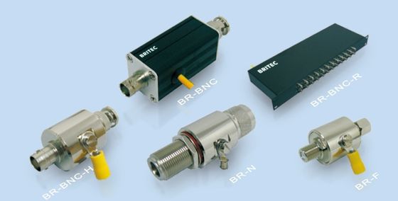 Латунное покрытое грозовое перенапряжение ограничителя перенапряжения данным по Arrester молнии RF никеля