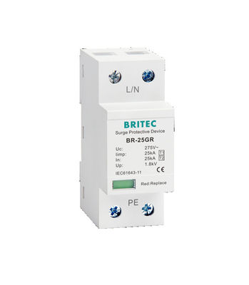 BR-25GR 4P 4P Тип 1 Устройство защиты от перенапряжений переменного тока типа 1 SPD SPD T1 25 кА класс 1 Устройство защиты от перенапряжений трехфазного питания