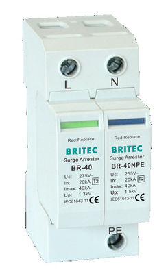 BRITEC BR-40 4P Устройство защиты от перенапряжений Трехфазный УЗИП Молниезащита Китайский производитель устройств защиты от перенапряжений