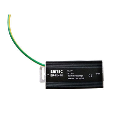 BR-POE-M 48V Сигнальный прерыватель перенапряжения Poe Protector Сигнальная мощность через Ethernet Spd Китайский поставщик защитника от перенапряжения данных