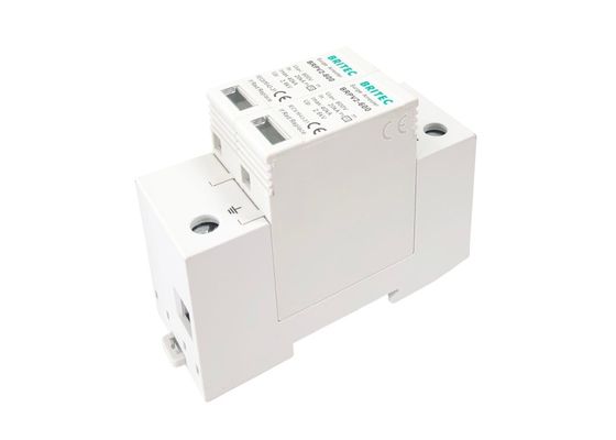 Солнечное Spd Pv 600V Dc Устройство защиты от перенапряжений Din Rail с дистанционными контактами