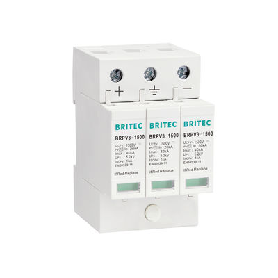 BRPV3-1000-5 T1 50kA DC 1000V 5kA Тип 1+2 PV защитник от перенапряжений защитник от перенапряжений устройство защиты от перенапряжений от солнечной энергии t1 t2 dc SPD фотоэлектрические SPD