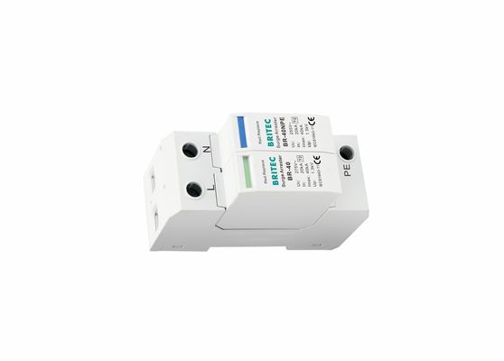 TVSS 150V/275V/320V/385V/440V 40KA Din Rail Power Protection Lightning Surge Arrester однофазный