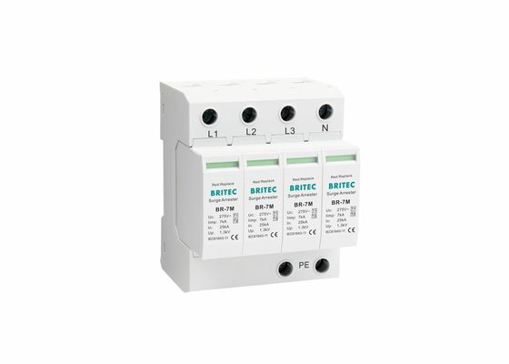 7ka T1+T2 Устройство для защиты от перенапряжения Молниеносный задерживатель 4P Устройство для защиты от перенапряжения