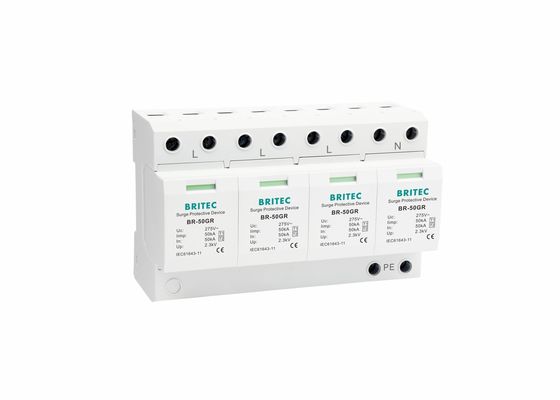 Arrester молнии AC 3 усмиритель пульсации участка IEC61643 BR-50GR промышленный