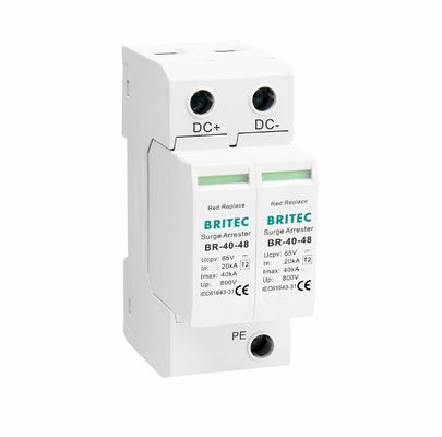 Устройство защиты от перенапряжения TY-40 24V 40KA DC с термопластичным материалом UL94-V0 для солнечных систем