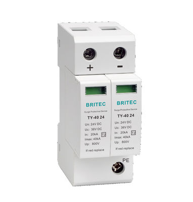 TY-40 24 24v Солнечное устройство защиты от перенапряжения типа 2 Предупреждающее перенапряжение