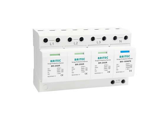 25КА Устройство защиты от перенапряжений от молнии Термопластичный трехфазный ограничитель перенапряжений