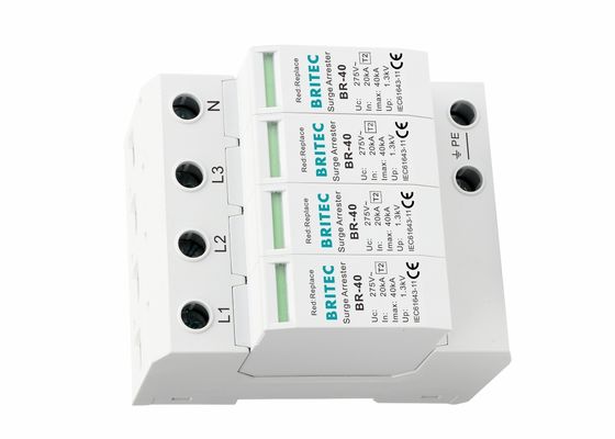 Защита от перенапряжения типа 2 4P 40kA с надежной производительностью