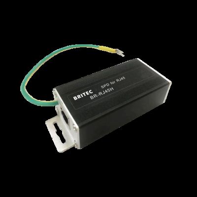 BR-POE-M 48V RJ45 Защита от перенапряжения защитник от перенапряжения Ethernet POE Power Over Ethernet защитник от перенапряжения данных POE Gigabit 1000mbps Rj45 Ethernet защитник от перенапряжения на открытом воздухе Промышленная сеть Вывод металл