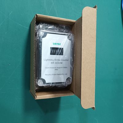 BR-SC02M Подсчет перенапряжения ударов молнии счетчик 0~999,999 событий устройство для защиты от ударов молнии