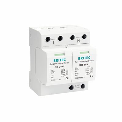 BRITEC BR-25M 3+1 Тип 1 Устройство защиты от перенапряжений с модулем 25 кА Iimp, тип 1