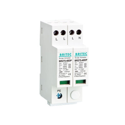 BR-15DP 2P  low voltage products spd Surge Protection Device  MOV Technology Ensuring Protection Against Voltage Spikes And Surges
