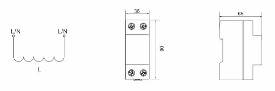 BRCI-63 63A Координационный индуктор, индуктивность разъединения, координатор молнии