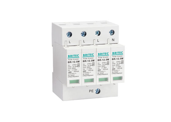 3 Фаза целого корпуса пресс-репрессор класса I + II Spd защитное устройство 4P