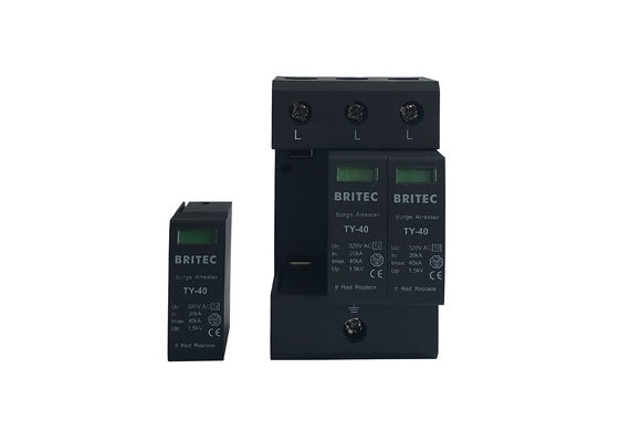 Тип 2 3P Pluggable SPD 40kA класса II IEC 61643 для общей защиты