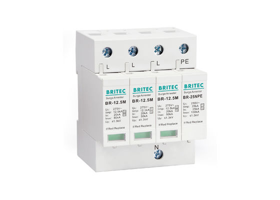 Поляк 3 типа 1 +2 AC 275v + сила NPE предохранение от молнии классифицируют 1+2 Arrestors пульсации