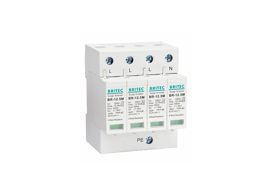 Ограничитель перенапряжения типа 1 +2 против усмирителя пульсации поляка мощьности импульса 4 молнии