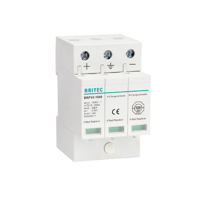 BRPV3-1500 DC 1500 В 3P PV Солнечная фотоэлектрическая защита от перенапряжений 40ka Устройство защиты от перенапряжений постоянного тока spd dc spd 1500 В 3-полюсный