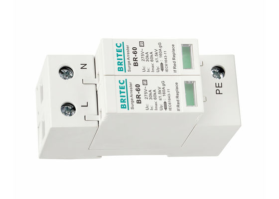 ограничитель перенапряжения АК одиночной фазы Аррестер грозового перенапряжения силы 60ка электрический