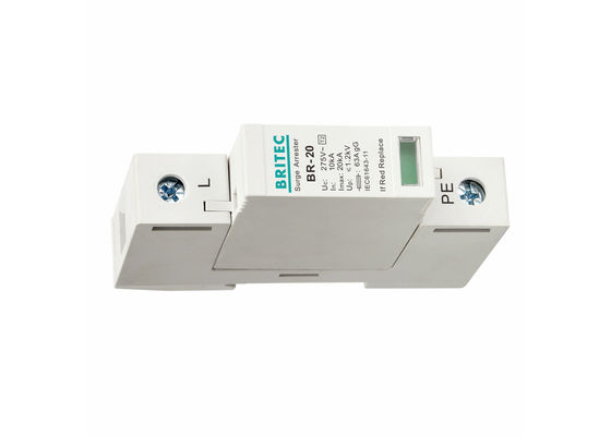 Ограничитель перенапряжения электропитания СПД 20кА одиночной фазы Аррестор пульсации АК 275В