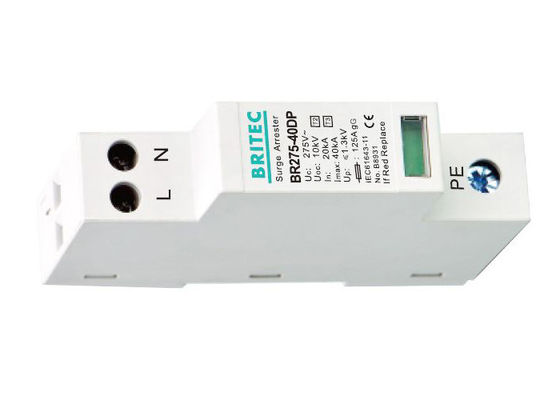 Электрический тип защитного приспособления 3 протектор пульсации грозового перенапряжения 275В 40кА