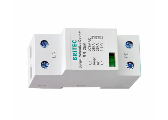 Сильнотоковое электропитание одиночной фазы АК 275В протектора молнии 25кА СПД