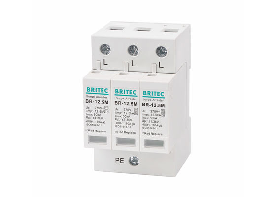 поляки Спд 275Вак 12.5кА 3 на тип 1 предохранения от молнии +2/классов И+ИИ