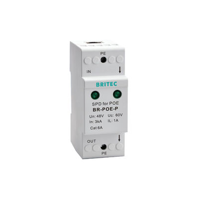 BR-POE-M RJ45 POE Ethernet Устройства защиты от перенапряжения данных Poe защитники от молнии сеть POE мощность Rj45 защитники от перенапряжения NET 6 защитники от перенапряжения POE
