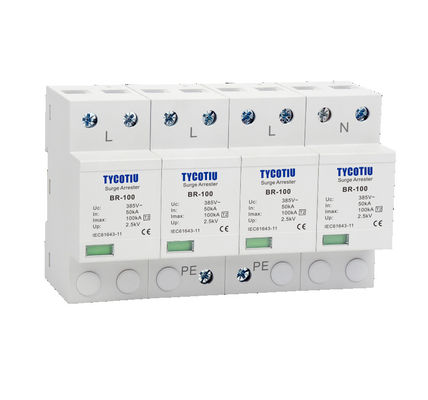 BR-100 4P OEM Type 2 Surge Protector 385v устройство защиты от перенапряжения