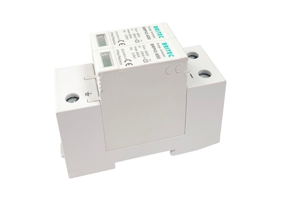 40kA прибор защиты от перенапряжения рельса Din Arrester 35mm пульсации DC 600V Pv